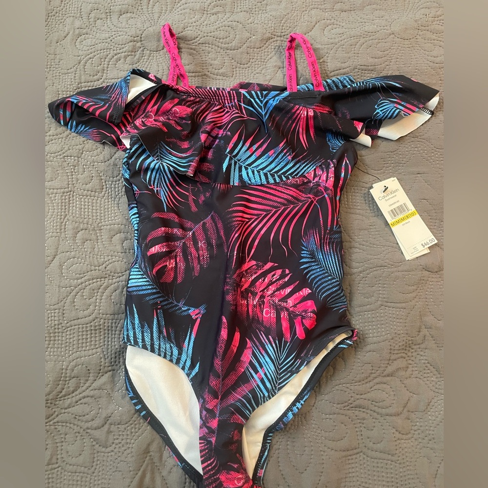 Calvin Klein girls swimming  suit.